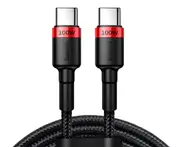 2M Type-C Charging Cable Type-C PD2.0 100W Flash Charging Data Cable Fast Charging Cable-Red