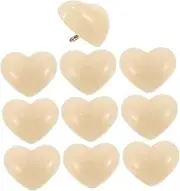 [Yardenfun] Heart Buttons Cute Buttons Clothes Replacement Button DIY Clothes Buttons Button for Craft Buttons for Sewing Handmade Buttons Coat Buttons Craft Buttons Decor Resin Pink