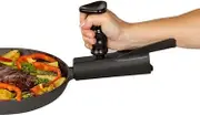 KitchInventions Vertical Attachment for Pan Handle- Adds Leverage and Support- Makes Lifting Heavy Cookware Easier! (Black)