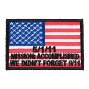 Bin Laden Mission Accomplished Patch, U.S. Flag Patches