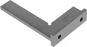 TEHAUX Machinist Square Shaped Steel Ruler Right Angle Measuring Tool with Dual Scales Portable for Woodworking Construction and Renovation Projects