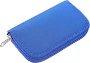 Gadpiparty Memory Card Bag Zipper Memory Card Case SD Card Storage Organizer(22 Slots) Blue