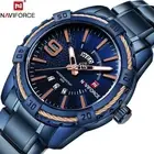 Top Brand NAVIFORCE Luxury Men Fashion Sports Watches Men's Quartz Date Man Stai