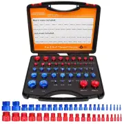 44 Pcs Nut and Bolt Thread Checker, Bolt and Nut Gauges, 23 Inch & 21 Metric Siz