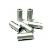 gobike88 Jagwire Ferrule Open End Caps, 4mm, 6 pieces, Silver, A37