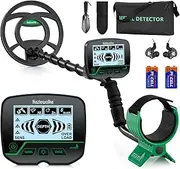 [hazlewolke] Metal Detector for Adults & Kids, High Accuracy Professional Metal Detectors with 10” Waterproof Metal Detector Coil & Shovel, Gold Metal Detector Kit for Beach or Farm,Detector De Metales