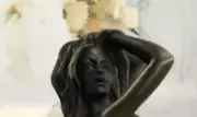 BRONZE NUDE WOMAN Girl Model Erotic sculpture CLOSEOUT ART statue Marble statue