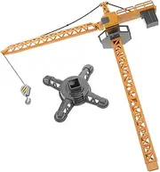 Diecast Tower Crane Model for Realistic Construction Site Play Experience Interactive Engineering Vehicle Engaging Miniature Crane Truck for Boys