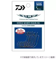 Daiwa Steez Worm Hook SS (Saxus) SOS (Slim Offset) #2/0