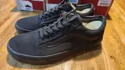 Vans Old Skool TRIPLE BLACK SZ (9M/10.5W) NWB