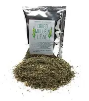 Mullein Leaf Tea - 100% Natural Verbascum Thapsus - Fine Cut, Dried Mullein