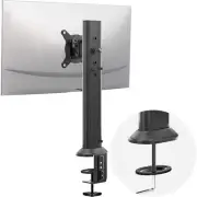 Single Desk Monitor Arm Mount Stand Fit for 13 inch to 32 inch Flat Curved Co...