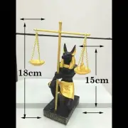 Anubis Scales of Justice Figurine Ancient Egyptian God Mythology Decor Statue