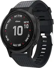 Compatible for Garmin Fenix 7S/Fenix 6S/Fenix 6S Pro/Fenix 5S/Fenix 5S Plus 20mm Band, Easy Fit Silicone Strap Replacement Wristband