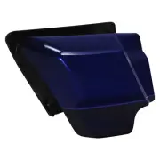 Battery Side Covers Fit For Harley Touring 2009-2023 Zephyr Blue / Black Sunglo