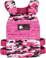 WOLF TACTICAL Adjustable Weighted Vest – WODs, Strength and Endurance Training, Fitness Workouts, Running