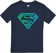 [Superman] Boys Arcade Logo T-Shirt (UK Size: 12-13 Years) (Navy)