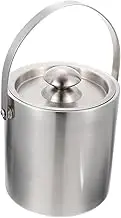 Stainless Steel Ice Storage Bucket with Ice Shovel for Wine and Beer for Snacks and Drinks Storage