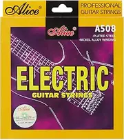 Alice Electric Guitar Strings Super Light 009-042 with Nickel Alloy Winding Bass Guitar Strings