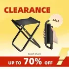 Clearance_Folding Small Stool Bench Stool Portable Outdoor Mare Ultra Light Subw