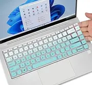 CaseBuy Keyboard Cover for 14" HP Probook 440 445 G8 G9 G10 2023 2022, HP Probook 640 G7 G8 14" Notebook Protector Skin(Not Fit Probook 440 445 G5 G6 G7) -Ombre Mint