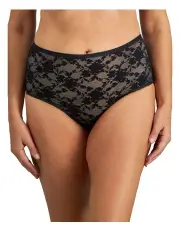 [Fayreform] Lace Sculpt Full Brief in Black