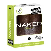 Four Seasons Naked Delay Condoms 6-Pack