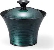 J-Kitchens Torch Bowl (Soup Bowl, Bowl, Wan, Lacquerware) (Lid Lid), Emerald Line, 3.7 x 3.7 x 3.5 inches (9.5 x 9.5 x 8.9 cm), Heat Resistant ABS Resin, Made in Japan, Dishwasher Safe