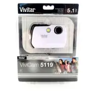 Vivitar ViviCam 5119 5.1MP Digital Camera White Brand New Sealed