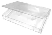 Clear Audio Cassette Tape Case Storage Box