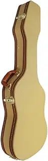 Qianly Electric Bass Guitar Bag with Side Handle Carrying Bag Gig Bag for Picks Straps Capos, yellow