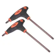Tamper Proof Torx Key, T40 Torx, S2 Steel T-Handle Star Wrench Red - (Applica...