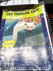 Cat Training Tape ANTI-SCRATCH 12 pack set Honikoo not for leather 100% transpar