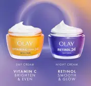 Olay Regenerist Retinol24 Night & Vitamin C Day Cream Set 50ml Free P&P
