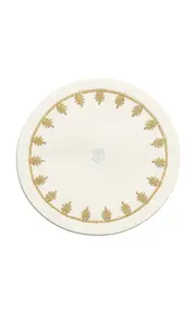 [Tiffany & Co.] Crest Embroidered-Linen Coaster