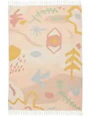 [Miss Amara] Calixta Boho Picnic Rug in Multi