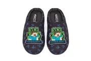 Minecraft Boys Creeper Slippers (Navy/Blue) - UTNS6875