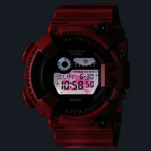 CASIO 卡西歐(GW-8230NT-4) G-SHOCK FROGMAN30周年 太陽能潛水青蛙功能錶-紅色
