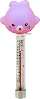 Pool Sensor, Floating Thermometer, 2.36x1.97x8.27 inches, Pond Gauge, Cute Animal Design, Outdoor Water Temperature Reader, PVC Material Build, for Aquarium Spa Lake Shower Bathtub