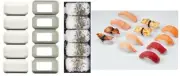 Japanese 5 Cavity Sushi Rice Mold Rectangular, Sushi Press Nigiri Maker Rice