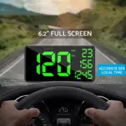 Truck GPS Speedometer 6.2" Extend Display Odometer Overspeed Alarm MPH/KMH