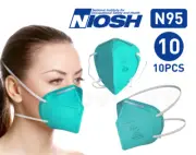 N95 Protective Disposable Face Mask Cover NIOSH Respirator Pack of 10