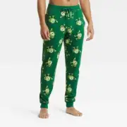 Men's Monsters, Inc. Mike Wazowski Pajama Pants, Forest Green, Ch. Size - NEW