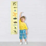 Tank Army Toy Soldier Custom Measuring Height Growth Chart + 8 Wall Stickers +