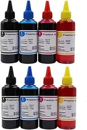 Compatible with HP301 302 304 305 XL Deskjet Printer Ink 2540 2050 2510 2620 2630 2632 5030 5020 3720 3730 Dye Universal Ink Refill Kit(2BK 2C 2M 2Y)