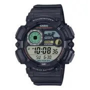 Casio Men's Solar-Powered Digital Watch with Black Band- WS-1500H-1AV