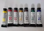 7 DANIEL SMITH Extra Fine Watercolor Paints-5ml-Artist Grade.