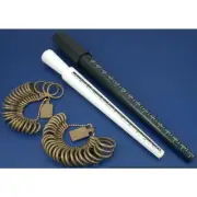 4 US Euro Ring Stick Sz 1-15 Finger Sizer Gauge Sz 1-13