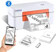 Bluetooth Thermal Label Printer,Wireless 4x6 Shipping Label Printer,Label Printer Machine for Shipping Packages,Compatible with Windows,Mac OS and Linux Systems