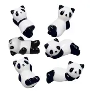 6 Pcs Ceramic Chopstick Rests Racks Forks Holder Chopsticks Child